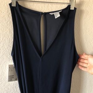 H&M navy jumpsuit